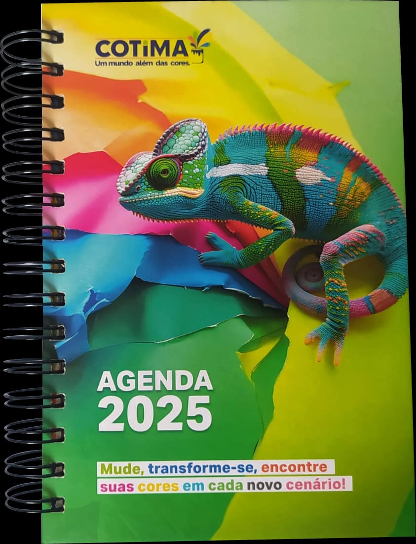Capa de agenda premium · Cotima